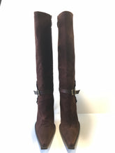CESARE PACIOTTI HEROES HARNESS SUEDE MID-CALF BOOTS SIZE 36