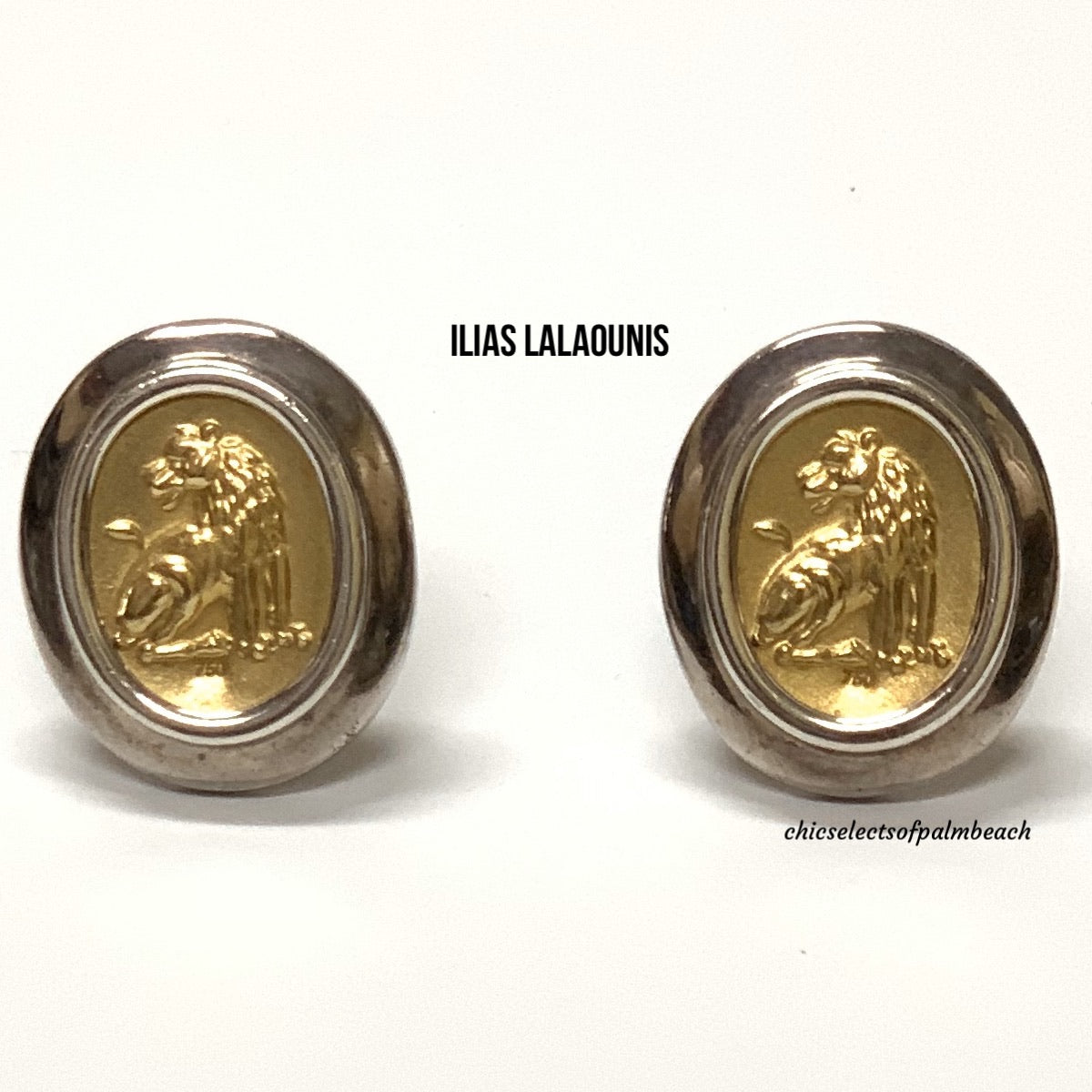 ilias lalaounis イルカ シルバー925 真鍮 ILIAS LALAOUNIS 18K GOLD/SILVER CLIP ON EARRINGS – Chic