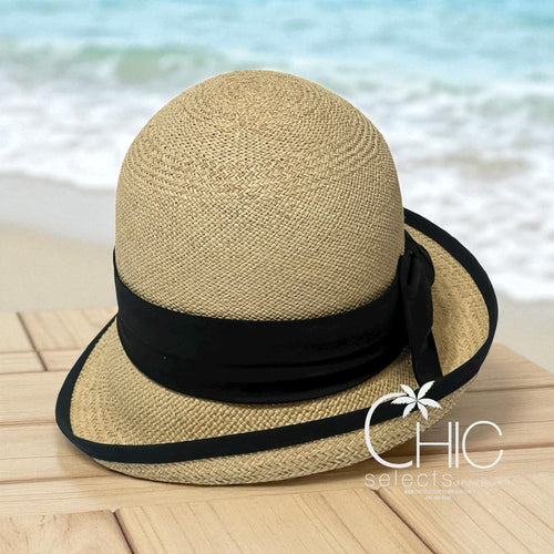 Susan Carrolan Millinery Bow Straw Hat