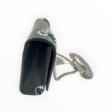 Saint Laurent Classic Monogram Tassel Crossbody Bag Crocodile Embossed Leather