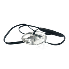 Monies Vintage Oversized Lucite Disc Ebony wood Leather Long Pendant Necklace