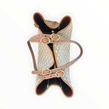 Gucci GG Emblem Canvas Tote Shoulder Handbag