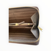 Gucci Ophidia GG Supreme Canvas & Leather Zip Around Wallet