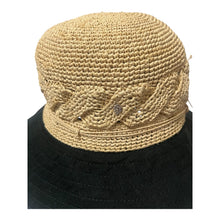 Helen Kaminski Kalola Cloche Straw/Cotton Hat