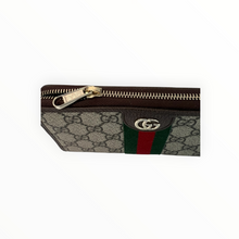 Gucci Ophidia GG Supreme Canvas & Leather Zip Around Wallet