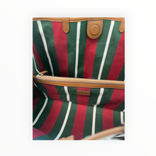 Gucci GG Emblem Canvas Tote Shoulder Handbag