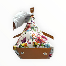 Gucci Abbey Multicolor Floral Printed Canvas and Leather Medium Tote