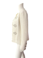 NWT Chanel Embroidered Tweed White Jacket Fantasy Fall 2020 Collection Size 36