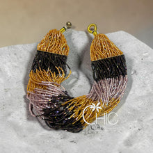 Multi Glass Seed Necklace-Choker
