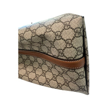Gucci GG Emblem Canvas Tote Shoulder Handbag