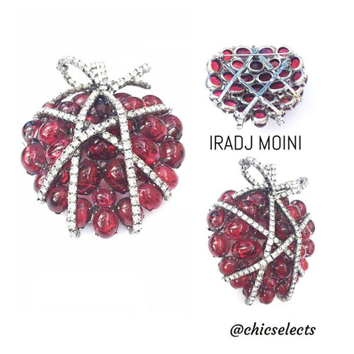 IRADJ MOINI WRAPPED HEART PIN