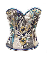 ALFRED FIANDACA VINTAGE EMBROIDERED CORSET SIZE 2