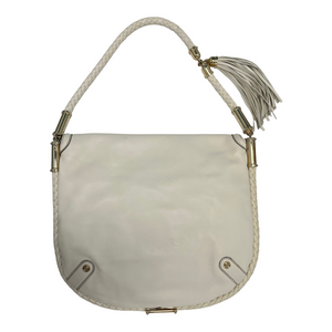 Gucci Britt Tassel Flap Handbag Leather Medium