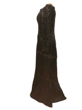 HELEN MORLEY FOR SAKS 5TH AVENUE VINTAGE SATIN/LACE GOWN