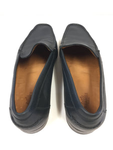 HERMÈS LEATHER SQUARE TOE UNISEX LOAFERS