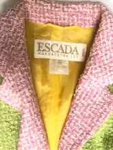 ESCADA TWEETED COLOR BLOCK SKIRT SUIT SIZE 6