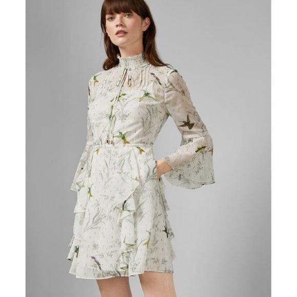 NWT TED BAKER ANDRAY Fortune Layered Ruffle Mint Dress Zs 4 Chic Selects of Palm Beach NWT TED BAKER ANDRAY Fortune Layered Ruffle Mint Dress Zs 4 Chic Selects of Palm Beach