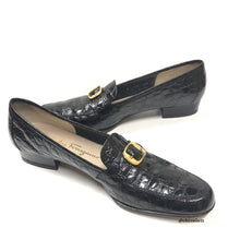 SALVATORE FERRAGAMO CROCODILE LOAFERS SIZE 8 2A