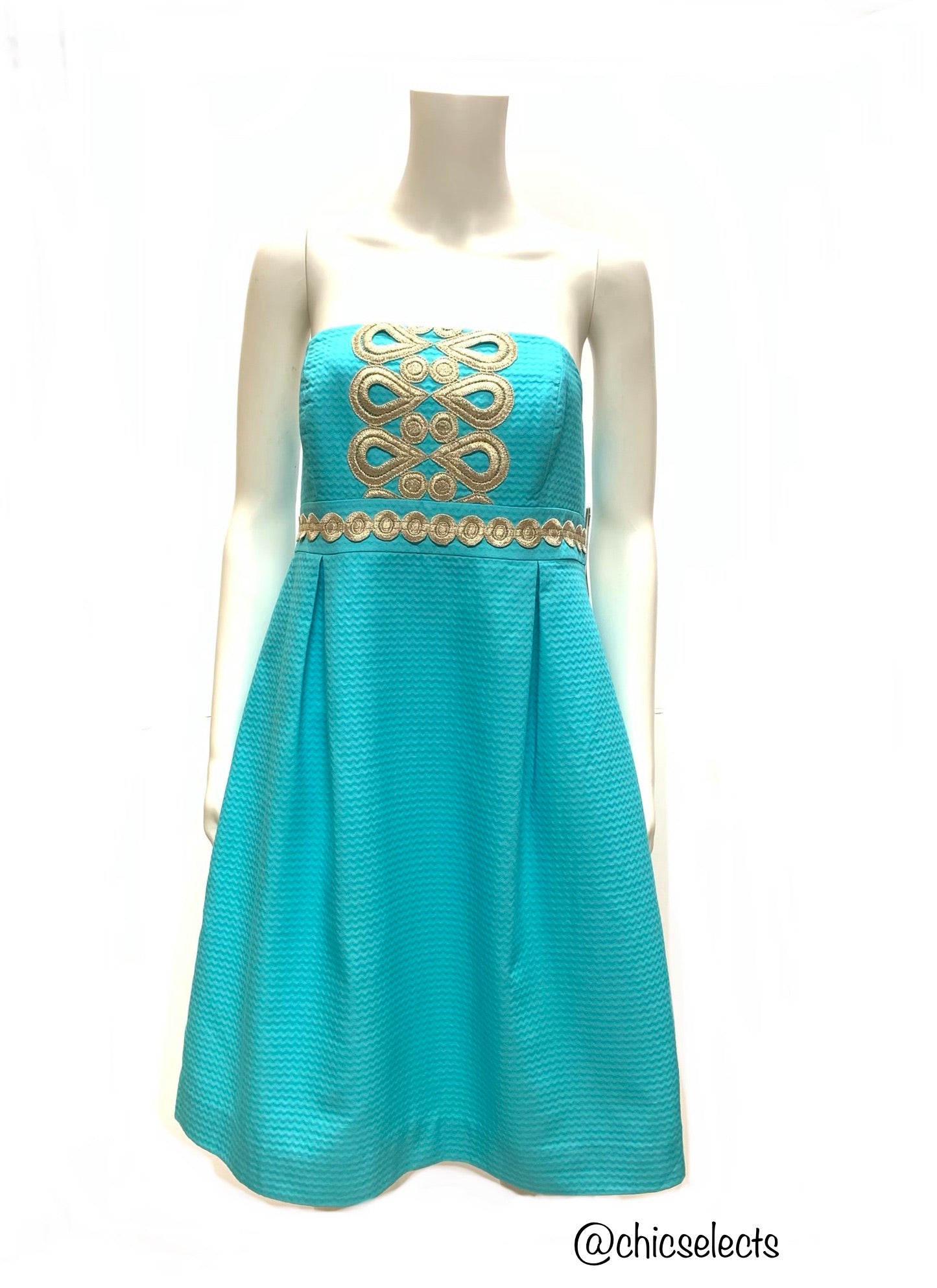 NWT LILLY PULITZER BETSEY DRESS WAVE JACQUARD SIZE 8 Chic Selects of Palm Beach NWT LILLY PULITZER BETSEY DRESS WAVE JACQUARD SIZE 8 Chic Selects of Palm Beach